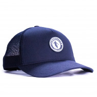 Casquette unie filet bleu marine