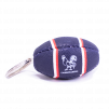 Porte-clés ballon rugby France bleu marine