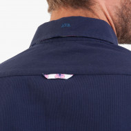 Chemise tissu fantaisie avec détails contrastés