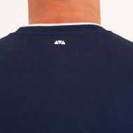 T-shirt uni avec détails popeline imprimée 