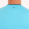 T-shirt uni avec détails popeline imprimée 