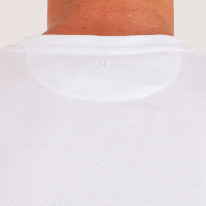 T-shirt colorblock à manches assymétriques