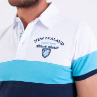 Polo colorblock manches courtes