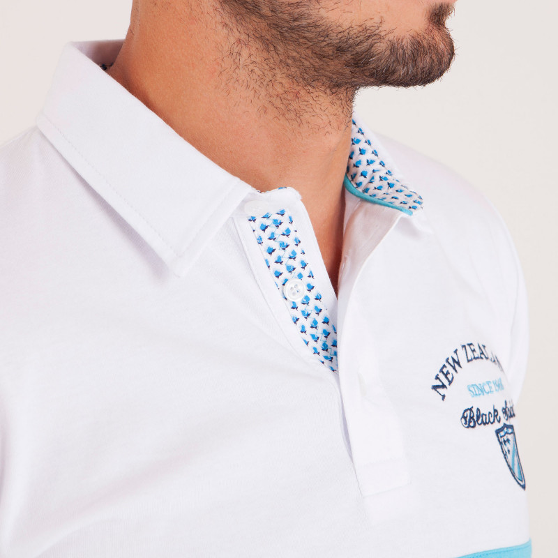 Polo colorblock manches courtes