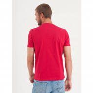 T-shirt uni print poitrine rugby nations