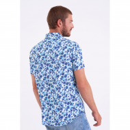 Chemise manches courtes à imprimé fleuri