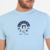 T-shirt uni print poitrine rugby nations