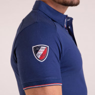 Maillot uni manches courtes avec détails contrastés