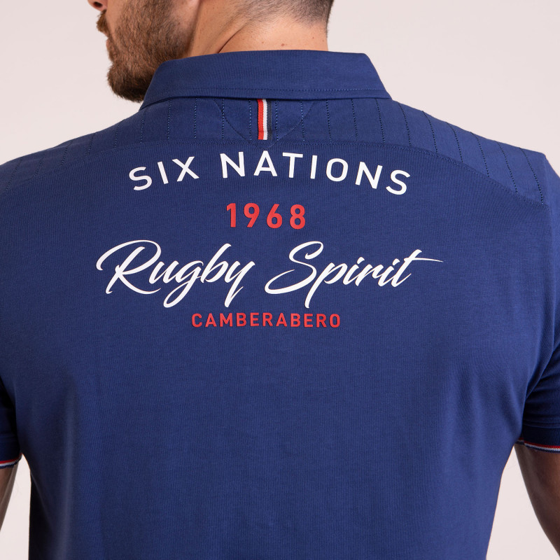 Maillot uni manches courtes avec détails contrastés