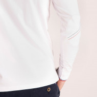 Maillot manches longues uni numéro 10 avec détails tricolores