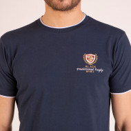 Tee-shirt uni à broderies