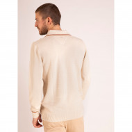 Polo manches longues tricoté
