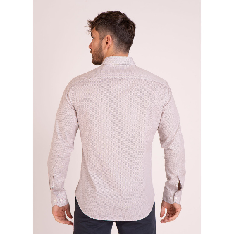 Chemise manches longues à mini motifs