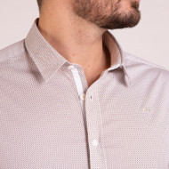 Chemise manches longues à mini motifs