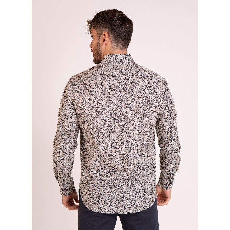 Chemise manches longues fleurie