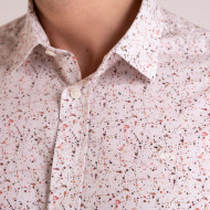 Chemise manches longues à motif abstrait