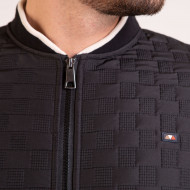 Veste matelassée col teddy