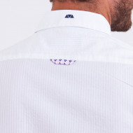 Chemise manches courtes en seersucker