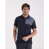 Polo broderie poitrine et dos NZA