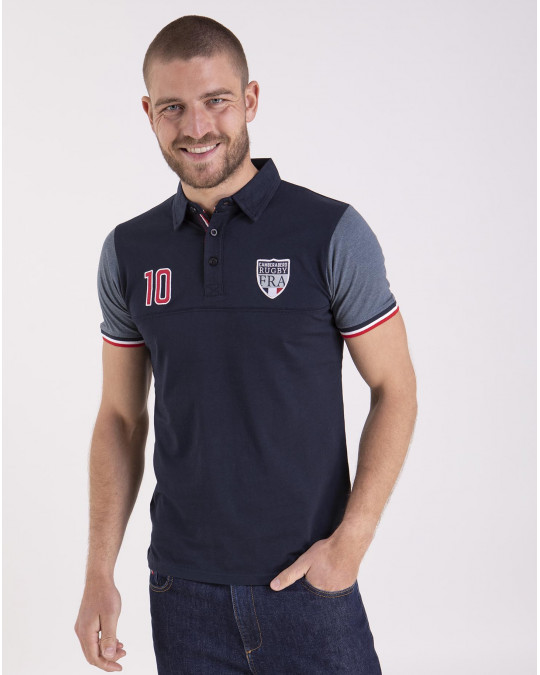 Maillot manches courtes en jersey chiné