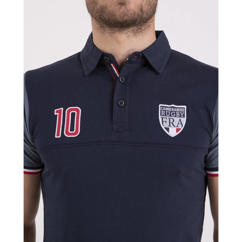 Maillot manches courtes en jersey chiné