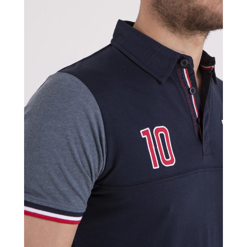 Maillot manches courtes en jersey chiné