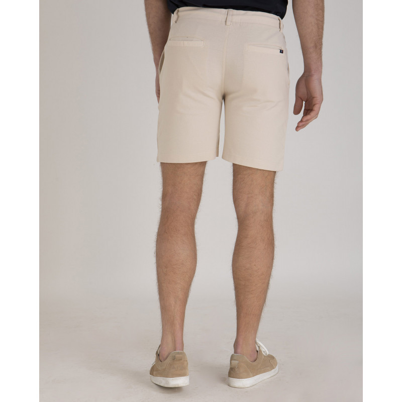 Short chino fantaisie taille élastique avec cordon