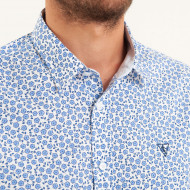 Chemise en popeline imprimé fleurs
