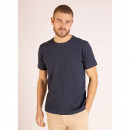 T-shirt uni en maille cloquée