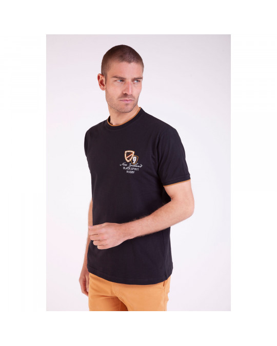 T-shirt à écusson brodé