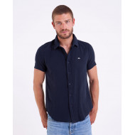 Chemise unie en gaze de coton