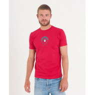 T-shirt uni print poitrine rugby nations