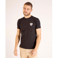 Tee-shirt uni à logo écusson et broderie 10 dos