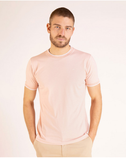 Tee-shirt manches courtes chiné