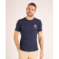 Tee-shirt uni à broderies