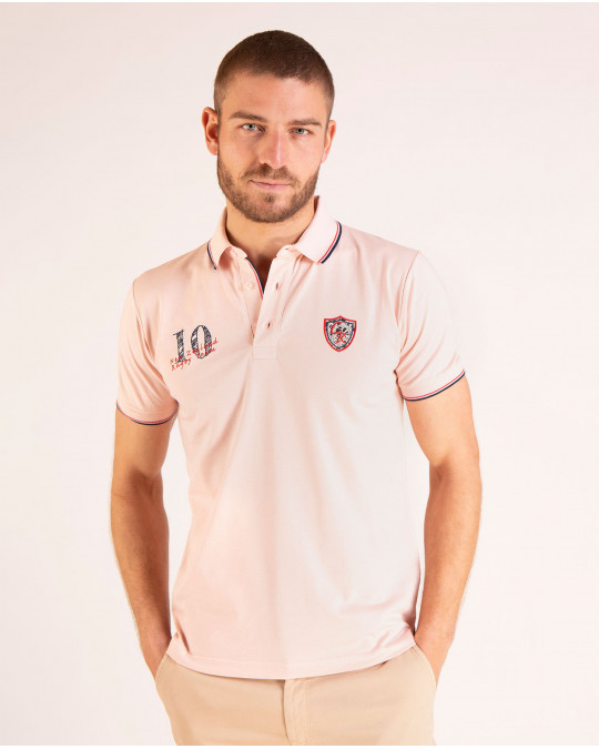 Maillot à manches courtes orné de broderies sur la poitrine