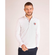 Maillot manches longues uni numéro 10 avec détails tricolores