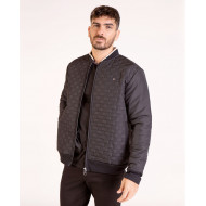 Veste matelassée col teddy