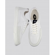 Baskets en cuir blanc