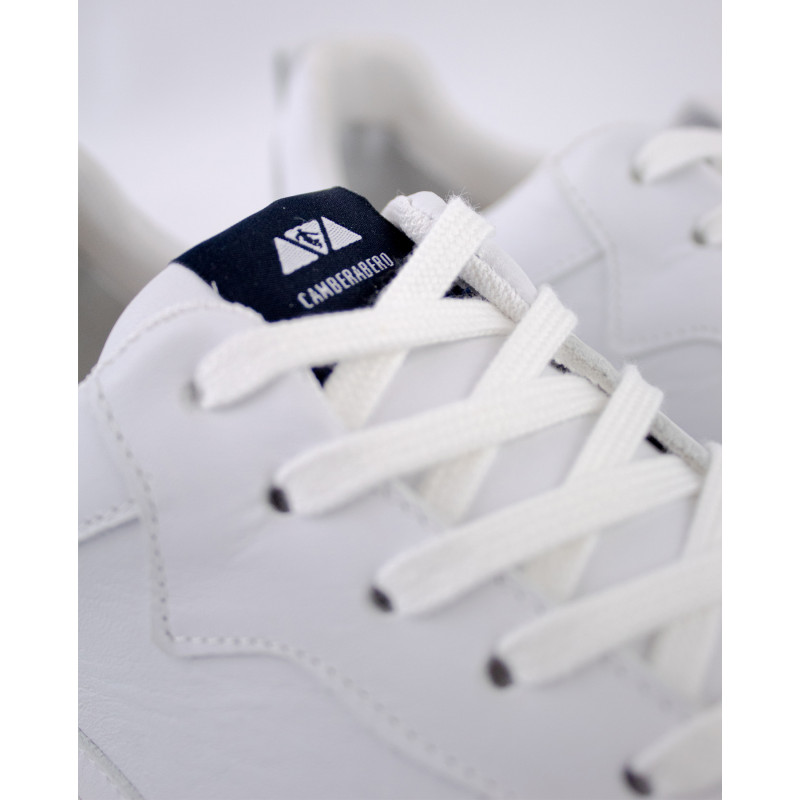 Baskets en cuir blanc