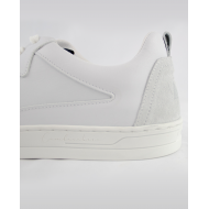 Baskets en cuir blanc