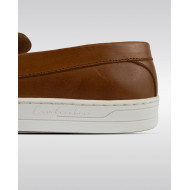 Mocassins en cuir camel