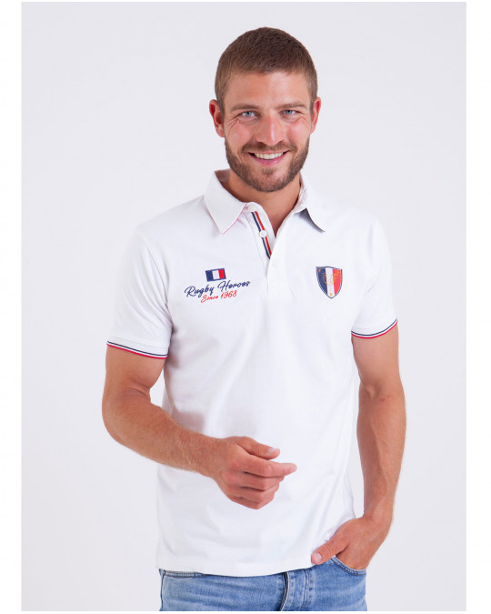 Polo/maillot jersey uni rugby France