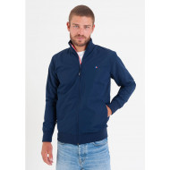 Veste mi-saison polyester bleu marine