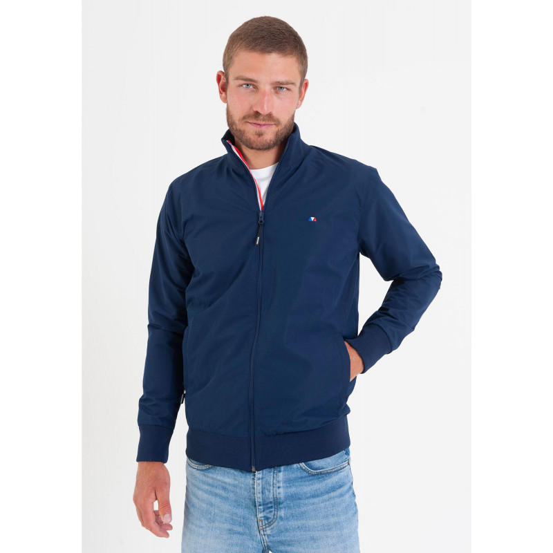 Veste mi-saison polyester bleu marine