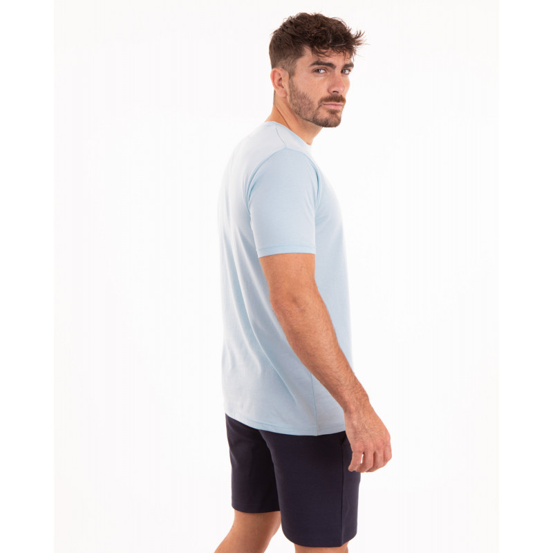 T-shirt manches courtes avec broderie poitrine