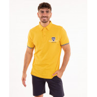 Maillot manches courtes avec écussons et broderies