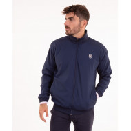 Veste unie à col montant