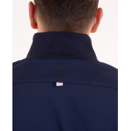 Veste unie à col montant