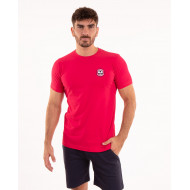 T-shirt manches courtes uni avec broderies